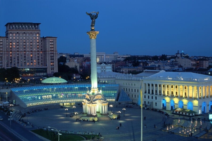 Uavhengighetsplassen i Kyiv. Foto: ggallaa/AdobeStock