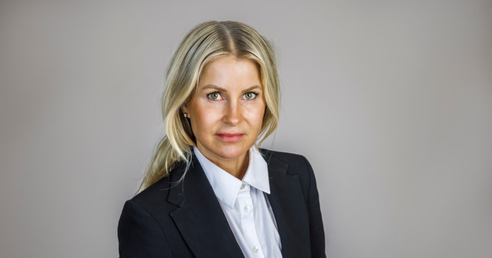 Therese Høyer Grimstad er arbeidslivsdirektør i Finans Norge. Foto.